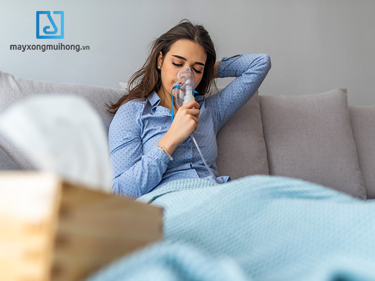 Điều trị bằng máy xông khí dung có thể ngăn chặn cơn bùng phát đường hô hấp đột ngột
